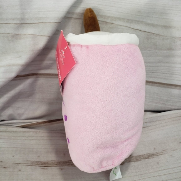 Valentine Bubble Boba Tea You're Bubblicious Plush Toy Homerbest Food Pal 7 Inch - Picture 6 of 12